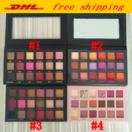 New Beauty Eye Makeup palette 18 colors Eyeshadow Palette matte shimmer Rose eye shadow paletes 4 styles DHL free shipping