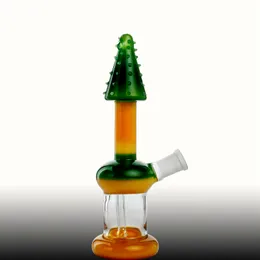 Plataformas de petróleo em forma de árvore Bongo de vidro Cachimbo de água Jet Perc Honeycomb Bubbler 7 polegadas Heady Dab Rig Portable Percolator Pipe Beaker