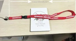 Cool Remove Before Flight Lanyards for Key Neck Strap Card Badge Gym Keychain Women Men Gifts DIY Rope Key-Ring Lanyard2477