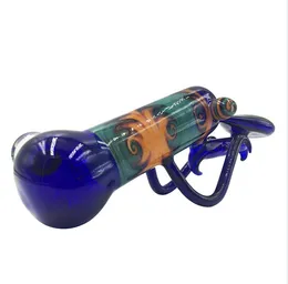 Mode stil, noggrann utförande, fullfärg Vacker konstverk Glass Bubbler Pipe Boyfriend Present Bästa present Gratis frakt