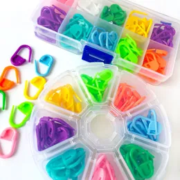 Szycie Pojęcia Narzędzia Multi-Style Jakość Markery Plastikowe Uchwyt Needle Clip Craft Mix Mini Knitting Crochet Blokujący ścieg