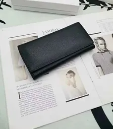 2020 Marke lange Brieftasche Mode gewelltes Leder Frauen M Clutch Bag Luxus Designer hochwertige klassische Reißverschlusstasche mit Box