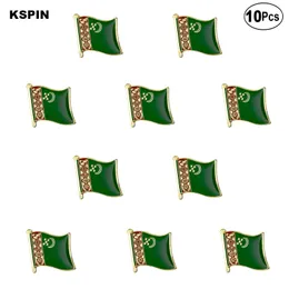 Turkmenistan Flagge Anstecknadel Flagge Abzeichen Brosche Pins Abzeichen 10 Stück viel