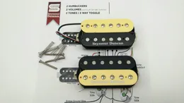 Seymour Duncan SH-1N 59 SH-4 JazzモデルHumbucker Electric Guitar Pickupsシマウマセット