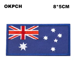 Free Shipping 8*5cm Australia Shape Mexico Flag Embroidery Iron on Patch PT0021-R