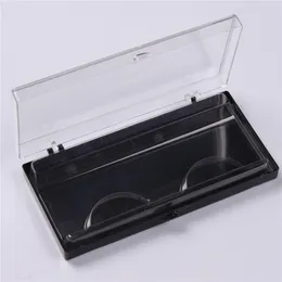 Eyelash Box 3D Mink Eyelash Box False Eyelash Case Eye Lash Förpackning med plastfack 100 uppsättningar DHL