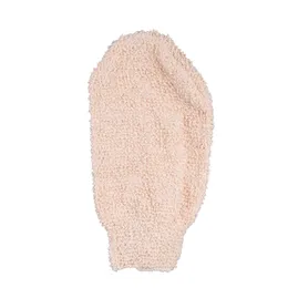 Natural Linen Fibre Bath Gloves Skin Exfoliating Shower Mitt Body Brush Remove Dead Skin Bath Towel