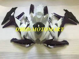 Kit de carenado de motocicleta para SUZUKI GSXR600 750 K8 08 09 GSXR600 GSXR750 2008 2009 ABS Cool White purple Carenados set SA52