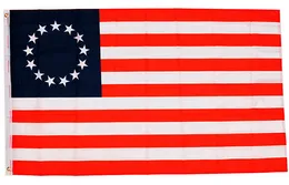 3x5ft 150x90cm Betsy Ross Flag Polyester Fabric National Hängande Outdoor Inomhus Användning Reklam, Flaggor Promotion, Gratis frakt