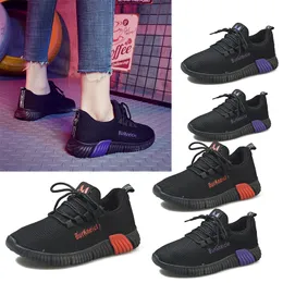 mesh breathable comfortable style women running shoes triple black red purple sport designer trainers sneakers size 35-40