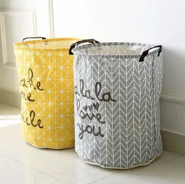 The latest 40X50CM folding clothing storage basket, cloth marble, a variety of styles to choose bag, support customization