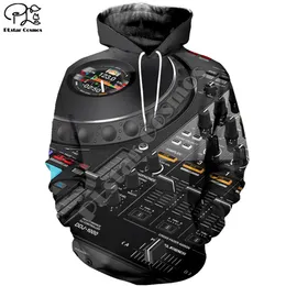 Erkek Hoodies Tişörtü Plstar Cosmos DJ Disko Bırak Müzik Moda Rahat Eşofman 3Dprint Fermuar / Hoodie / Sweatshirt / Ceket / Mens Womens S