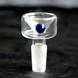 Glass Bong Adapter 14mm 18mm Manliga dubbeldäckskålar Hokahs Ash Catcher Oil Rig Dab Water Pipes Bubbler för rökning
