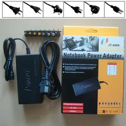 Universal EU UK AU US Plug 96W Laptop Notebook 15V-24V AC Charger Power Adapter With 8 Connectors Power Cord