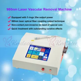 980nm Laser Vascular Spider Veins Removal Machine 980 Laser Veins Red Blood Vessels Removal Spa Salon Facial Redness Lesion Device