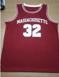 Massachusetts Umass College #32 Julius Dr. J Erving Retro Classic Basketball Jersey Mens ed Custom Number and Name Jerseys