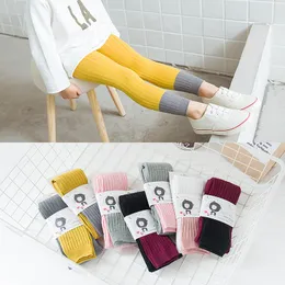 2019 New Children's Pantyhose Cotton Candy Color Children Leggings Pantyhose Baby Render Pants 15199