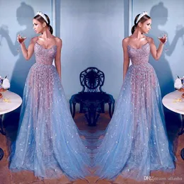 2020 Elie Saab Suknie Wieczorowe Koronki Dubai Celebrity Sweetheart Koraliki Illusion Długie Suknie Prom Regularne linia Formalne sukienki