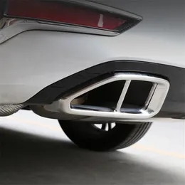 In Acciaio Inox Automobili Coda Gola Cornice Decorazione Adesivi Trim Per BMW Serie 3 G20 G28 2020 Accessori Per Tubi Di Scarico