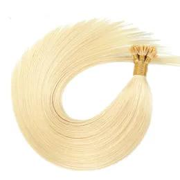 Commercio all'ingrosso 9a Qualità I Suggerimento -1G / S 100G / PACCHETTO 14 '' - 28 "Stick Tip Remy Human Hair Extensions Hair Capelli indiani, spedizione DHL