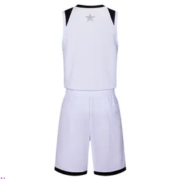 2019 Nova Jerseys de Basquete Em Branco Impresso Logotipo Mens Tamanho S-XXL Preço Barato Transporte rápido de boa qualidade White W004n