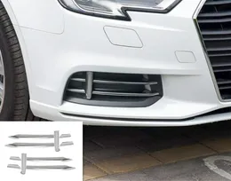Trim della copertura della striscia della lampada della luce di nebbia della parte anteriore dell'automobile inossidabile per Audi A3 S3 8V 2014-2019