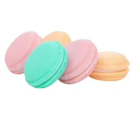 Cute Candy Color Macaron Storage Box Biżuteria Opakowanie Wyświetlacz Pill Case Organizer Home Decoration Gift 4 * 2cm