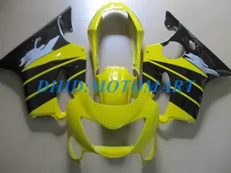 Set carenatura personalizzata per iniezione per HONDA CBR600F4 99 00 CBR600 F4 1999 2000 CBR 600 F4 600F4 CBR600 kit corpo carenature giallo nero HP68