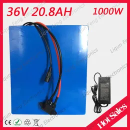 Free Customs Taxes Factory High Quality 36V 20AH 1000W Ebike battery 36 Volt Power Supply 36V 20AH Li-ion Battery Pack 30A BMS