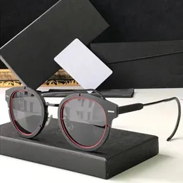 Luxary-solglasögon lyxig stil polariserade nyanser glasögon mode katt öga hipster solglasögon män kvinnor UV skydd solglasögon med låda