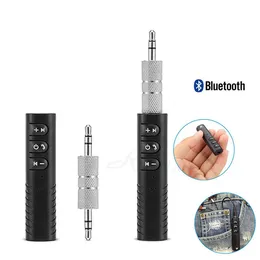 Universal 3.5mm jack Mini Bluetooth Receiver Car AUX Audio Adapter Hands-free Calling Wireless Music Playing For your Phone PC Retail box