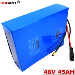 48v 45ah E-Bike Lithium Batteri för BAFANG BBSHD 1000W 2000W 2800W Motor Electric Bike Batteri 48V + 5A Laddare Gratis frakt