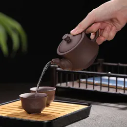 Purple Sand Teaware Set presentförpackning Specialpris Kungfu Högklassig marknadsföring Present Explosion Promotion