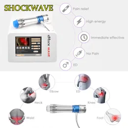 Extracorporeal Shockwave Therapy Akustisk chockvåg Smärta Avlastning Arthritis Pulse Activation Ed Behandlingsmaskin med CE-godkänd