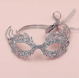 2019 New Arrival Crystal Party Mask Masquerade Ball Wedding Women Sexy Eyemask Ball Sparkly Accessories Favors Christmas Gifts
