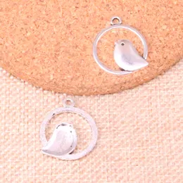 71pcs Charms circle little bird 20mm Antique Making pendant fit,Vintage Tibetan Silver,DIY Handmade Jewelry