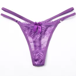 Meninas jovens lindas tangas t calcinha biquíni renda cintura baixa arco g-strings oco espaguete roupa interior v menina calcinha íntima 8 cores 9616