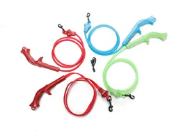 2019 Pull Rope Lead String USB ricaricabile Antiscivolo Stretta di mano Led con cinturino in nylon Guinzaglio PVC morbido Impermeabile Manico cavo Estremità per borsa ECO