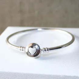 Klasyczna Biała Emalia Bransoletka Bransoletka Oryginalne pudełko dla Pandora 925 Sterling Silver Women Wedding Bransoletki Zestaw