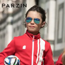 Parzin Pilot偏光キッズサングラスブランド子供クールバビーパイロットサングラス高品質9769