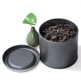 Retro rund tennlåda burk te godis smycken myntförvaringslådor behållare mat förseglade burkshållare