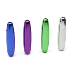 Newest Colorful Torpedo-shaped Smoking Pipe Portable Metal Tube Removable Innovative Design High Quality Filter Hot Cake DHL Free