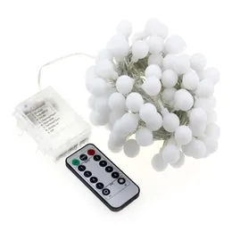 Bateria Fairy Lights 10 M 100LED LED Ball String Dekoracyjne Światła Z Timera Sterownik AA Urządzenie Baterii Ślub Boże Narodzenie odkryty