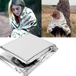 210*130cm Hot Sale Waterproof Emergency Blanket Survival Pads Warm Heat Rescue Curtain Life-saving Blanket Tent Solar Thermal