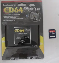 ED64 Plus Game Spara kör för N64 + med 16GB-kort
