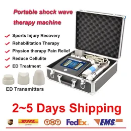 Fabrikspris !!! Shock Wave Therapy Machine Extracorporeal Shockwave System Fysisk kroppsmassage Koppla av axel smärtstillande borttagningsanordning