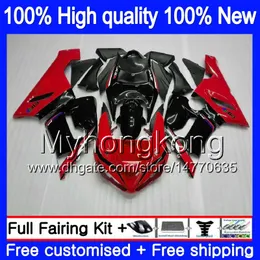 Corpo Para KAWASAKI ZX600 ZX 6R 600cc 6 R ZX636 2005 2006 210MY.82 Preto Vermelho ZX636 600 CC ZX6R 05 06 ZX600 ZX 636 ZX6R 05 06 Fairing