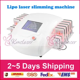 Top! Diod Lipo Laser Lipolaser Slimming Utrustning Fast Fett Burning Remover Body Shaping Zerona Laser Viktminskning Maskin (14PCS paddlar)