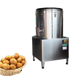 Venda quente nova multifuncional Máquina de corte de microplaquetas de batata automática / batata lavando a peeling / de batata máquina de fatiar / descascador