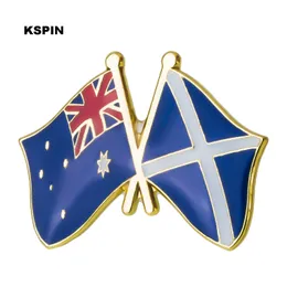 Austrália Bandeira Scotland lapela da bandeira emblema alfinetes de lapela emblemas broche XY0277